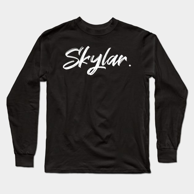 Name Skylar Long Sleeve T-Shirt by CanCreate